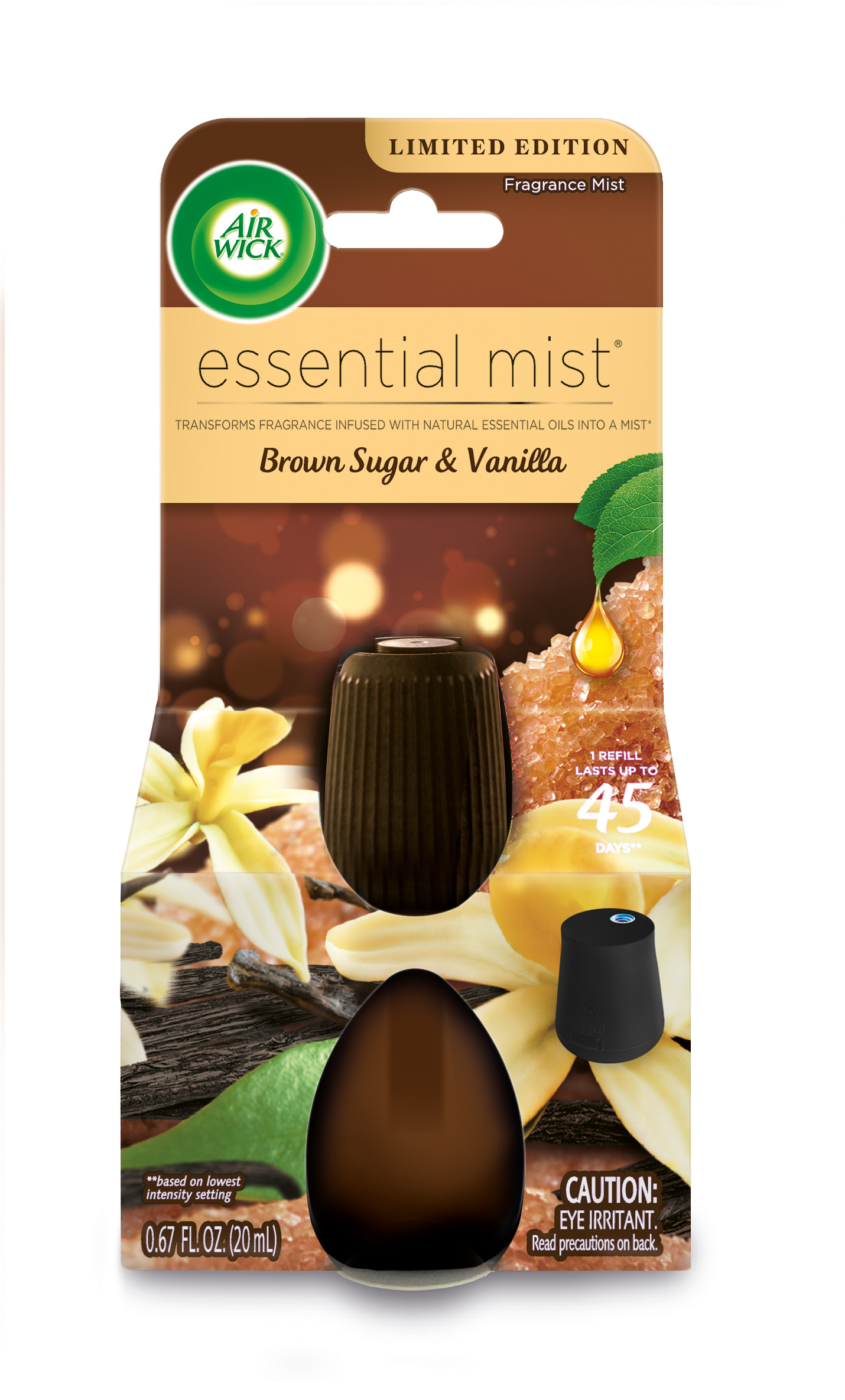 AIR WICK Essential Mist  Brown Sugar  Vanilla